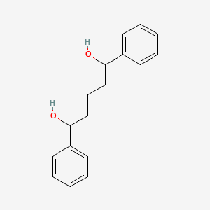 molecular formula C17H20O2 B8731453 1,5-Diphenylpentane-1,5-diol CAS No. 5449-44-5