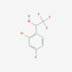 2-Bromo-4-fluoro-alpha-(trifluoromethyl)benzyl Alcohol