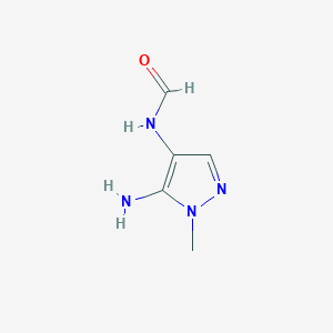 N-(5-Amino-1-methyl-1H-pyrazol-4-yl)formamide