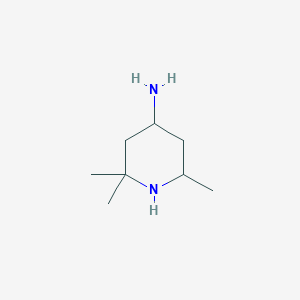 molecular formula C8H18N2 B8731594 2,2,6-Trimethylpiperidin-4-amine 