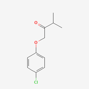 molecular formula C11H13ClO2 B8731613 1-(4-Chlorophenoxy)-3-methylbutan-2-one CAS No. 97050-38-9