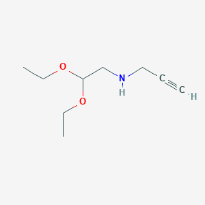 molecular formula C9H17NO2 B8731645 2,2-diethoxy-N-(2-propynyl)ethylamine 