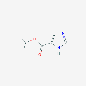 molecular formula C7H10N2O2 B8731697 Isopropyl 1H-imidazole-4-carboxylate 