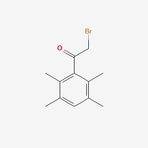 molecular formula C12H15BrO B8731755 2-Bromo-1-(2,3,5,6-tetramethylphenyl)ethanone CAS No. 67159-34-6