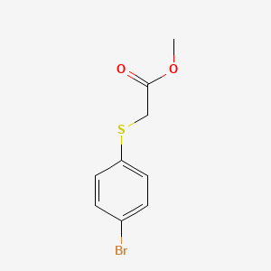 molecular formula C9H9BrO2S B8731807 Methyl [(4-bromophenyl)sulfanyl]acetate CAS No. 50397-69-8