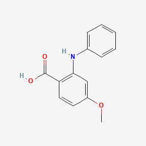 2-Anilino-4-methoxybenzoic acid