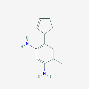 4-(Cyclopent-2-en-1-yl)-6-methylbenzene-1,3-diamine