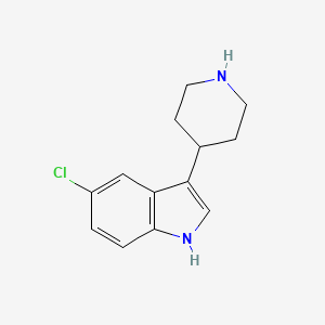 5-chloro-3-(piperidin-4-yl)-1H-indole