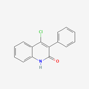 molecular formula C15H10ClNO B8731964 4-Chloro-3-phenyl-1H-quinoline-2-one 