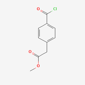molecular formula C10H9ClO3 B8731982 Methyl [4-(chlorocarbonyl)phenyl]acetate CAS No. 85515-44-2