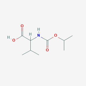 molecular formula C9H17NO4 B8731990 3-Methyl-2-{[(propan-2-yloxy)carbonyl]amino}butanoic acid 