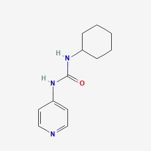 N-Cyclohexyl-N'-(4-pyridyl)urea