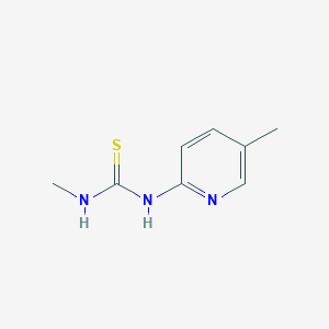 molecular formula C8H11N3S B8731999 N-Methyl-N'-(5-methylpyridin-2-yl)thiourea CAS No. 59180-97-1