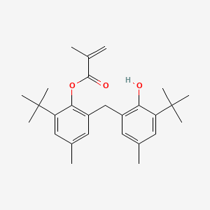 2-(2-Hydroxy-3-tert-butyl-5-methylbenzyl)-4-methyl-6-tert-butylphenyl methacrylate