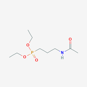 molecular formula C9H20NO4P B8732199 Diethyl[3-(acetylamino)propyl]phosphonate CAS No. 54008-28-5