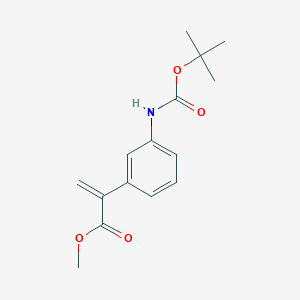 Methyl 2-(3-(tert-butoxycarbonylamino)phenyl)acrylate