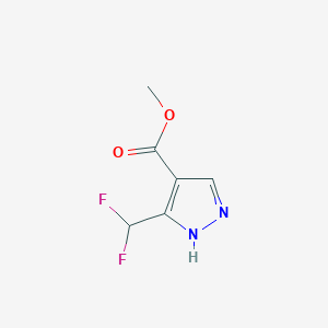Methyl 3-(difluoromethyl)-1H-pyrazole-4-carboxylate