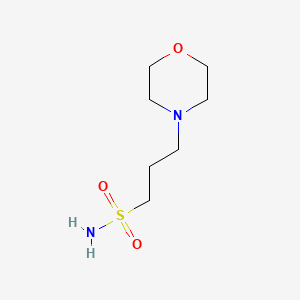 molecular formula C7H16N2O3S B8732366 3-(Morpholin-4-yl)propane-1-sulfonamide 