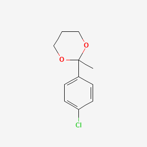 1,3-Dioxane, 2-(4-chlorophenyl)-2-methyl-