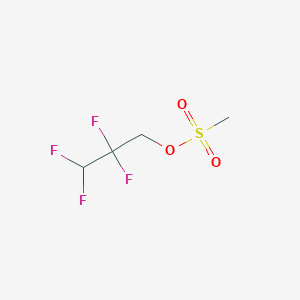 molecular formula C4H6F4O3S B8732425 2,2,3,3-Tetrafluoropropyl methanesulfonate 