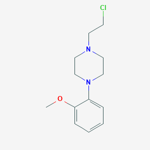 molecular formula C13H19ClN2O B8732430 1-(2-Chloroethyl)-4-(2-methoxyphenyl)piperazine 