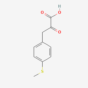 molecular formula C10H10O3S B8732440 3-(4-(Methylsulfanyl)phenyl)-2-oxopropanoic acid 