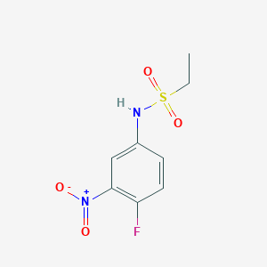 B8732466 N-(4-fluoro-3-nitrophenyl)ethanesulfonamide CAS No. 143701-85-3