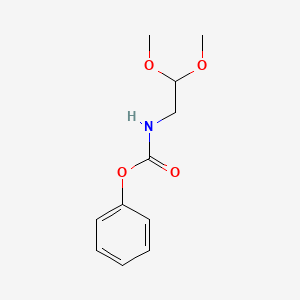 molecular formula C11H15NO4 B8732467 phenyl N-(2,2-dimethoxyethyl)carbamate CAS No. 875210-74-5
