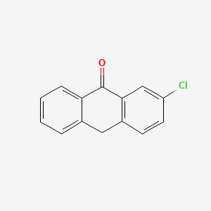 molecular formula C14H9ClO B8732469 2-Chloroanthrone 