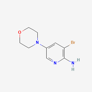 3-Bromo-5-morpholinopyridin-2-amine