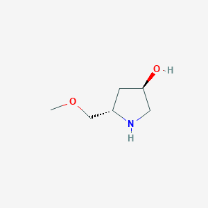 (3R,5S)-5-(Methoxymethyl)pyrrolidin-3-ol