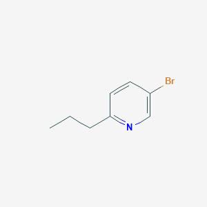 molecular formula C8H10BrN B8732578 5-Bromo-2-propyl-pyridine 