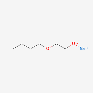 molecular formula C6H13NaO2 B8732591 Sodium 2-butoxyethanolate CAS No. 52663-57-7