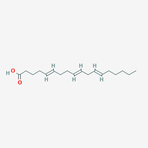 B087326 5,9,12-Octadecatrienoic acid CAS No. 13237-97-3