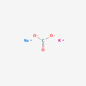 molecular formula CKNaO3 B087327 Potassium sodium carbonate CAS No. 10424-09-6