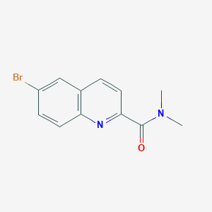 6-bromo-N,N-dimethylquinoline-2-carboxamide