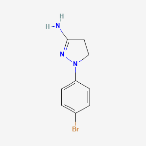 1-(4-bromophenyl)-4,5-dihydro-1H-pyrazol-3-amine