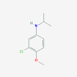 3-chloro-4-methoxy-N-(propan-2-yl)aniline