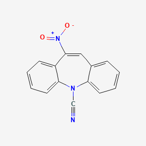 10-nitro-5H-dibenz[b,f]azepine-5-carbonitrile