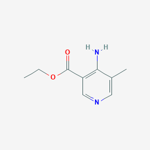 molecular formula C9H12N2O2 B8732901 Ethyl 4-amino-5-methylpyridine-3-carboxylate CAS No. 89176-29-4