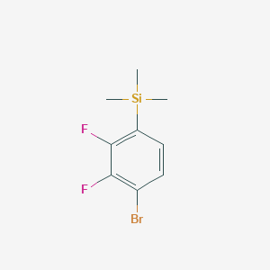 molecular formula C9H11BrF2Si B8732948 (4-Bromo-2,3-difluorophenyl)trimethylsilane 