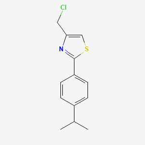 4-Chloromethyl-2-(4-isopropyl-phenyl)-thiazole