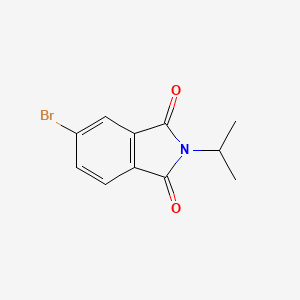 molecular formula C11H10BrNO2 B8733058 5-Bromo-2-(1-methylethyl)-1H-isoindole-1,3(2H)-dione 