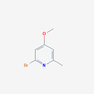 molecular formula C7H8BrNO B8733095 2-Bromo-4-methoxy-6-methylpyridine 