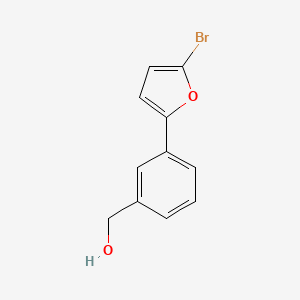 molecular formula C11H9BrO2 B8733133 (3-(5-Bromofuran-2-yl)phenyl)methanol CAS No. 89929-92-0