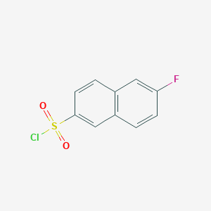 molecular formula C10H6ClFO2S B8733187 6-Fluoronaphthalene-2-sulfonyl chloride 