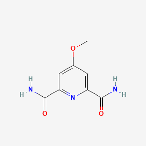 molecular formula C8H9N3O3 B8733318 4-Methoxypyridine-2,6-dicarboxamide 