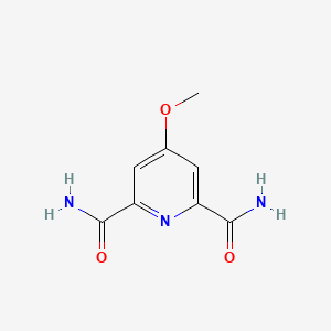 4-methoxy-2,6-pyridinedicarboxamide