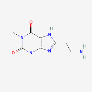 B8733436 8-beta-Aminoethyltheophylline CAS No. 75680-88-5