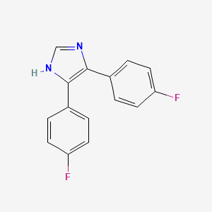 4,5-bis(4-fluorophenyl)-1H-imidazole